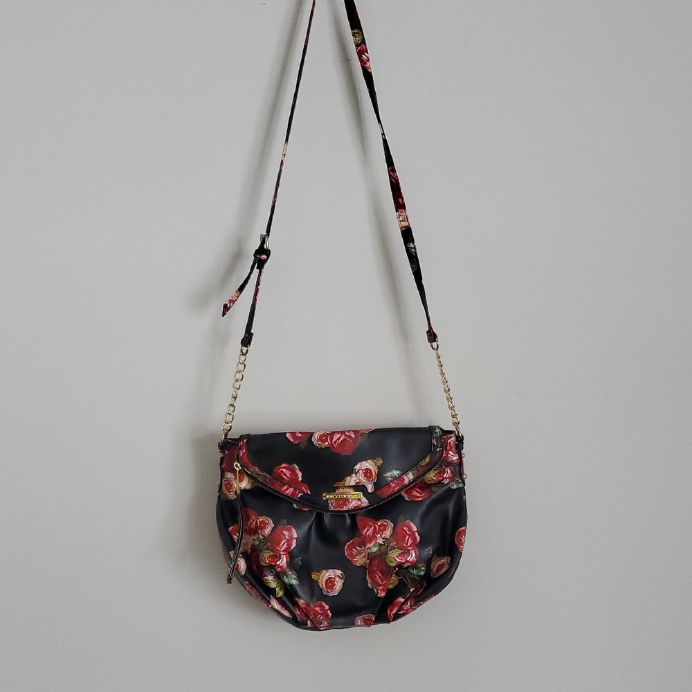Juicy Floral Print Y2K Shoulder Bag